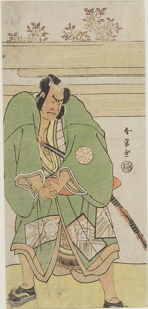 Katsukawa Shunjô: Actor Nakamura Denkûrô AS A WRESTLER, Edo period, before 1788 - ハーバード大学