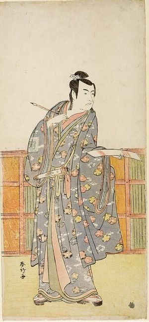 勝川春好: Actor Ichikawa Monnosuke AS A DAIMYO - ハーバード大学