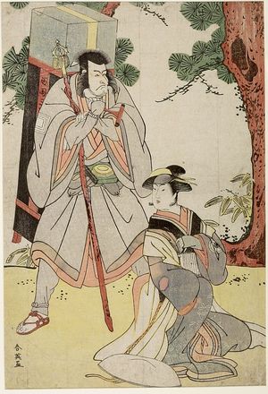 Katsukawa Shun'ei: Actors Ichikawa Danjûrô 5th and Iwai Hanshirô 4th - Harvard Art Museum