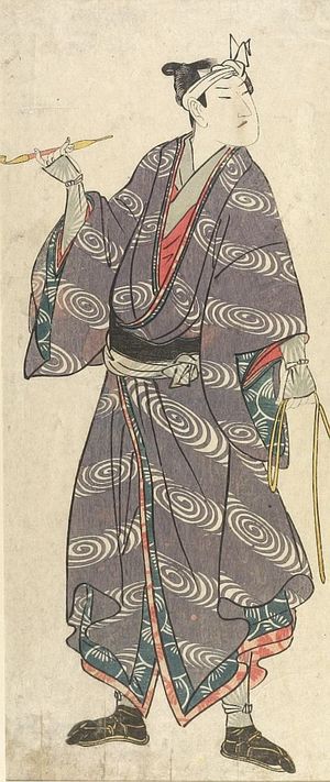 Utagawa Toyokuni I: A GROOM HOLDING REINS - Harvard Art Museum