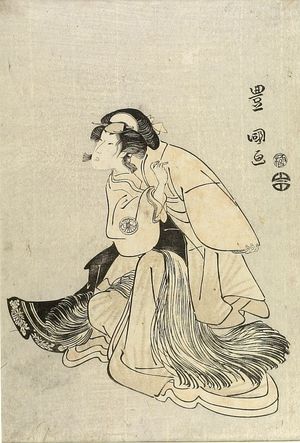 歌川豊国: Actor Segawa Kikunojô 3rd, Late Edo period, 1800 - ハーバード大学