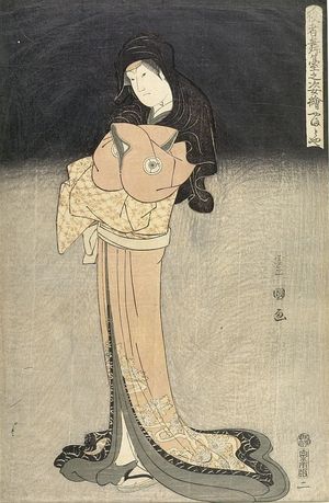 歌川豊国: An Actor on Stage, Late Edo period, dated 1794 - ハーバード大学