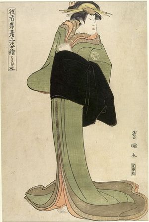 Utagawa Toyokuni (Utagawa Toyokuni)による浮世絵「Actor Segawa Kikujirô AS A WOMAN」