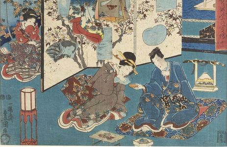 Utagawa Kunisada: YUKARI NO UTENSHU - Harvard Art Museum