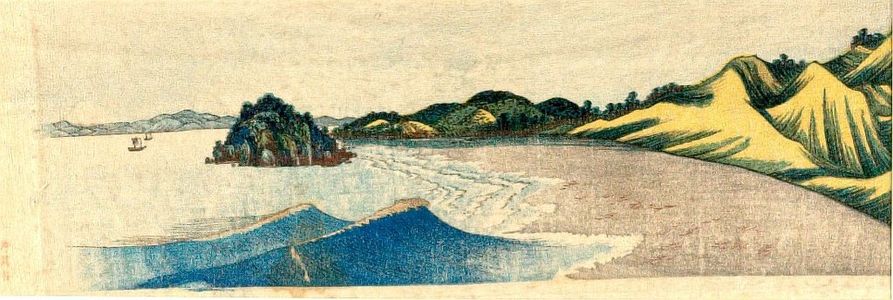 Kazumasa (Hokuju; Shôtei)による浮世絵「ENOSHIMA」