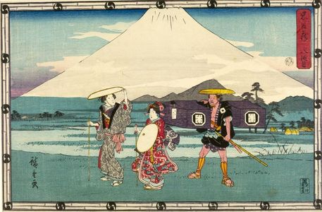 Utagawa Hiroshige: Act Eight from the series Treasury of Loyal Retainers (Chûshingura: Hachi danme) - Harvard Art Museum