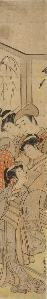 Harutsugu: Man with Three Women, Edo period, circa 1765-1770 - ハーバード大学