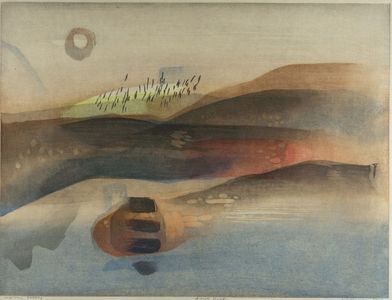 Ansei Uchima: Mexican Valley (Artist's Proof), Shôwa period, 1966 - ハーバード大学