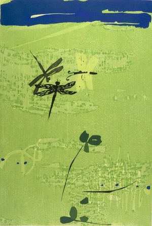 笠松紫浪: On a Spring Day (Haru no hi ni), Shôwa period, dated 1964 - ハーバード大学