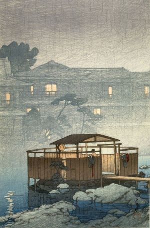 Kawase Hasui: Rain at Shuzen-ji, Izu, Shôwa period, dated 1933 - Harvard Art Museum