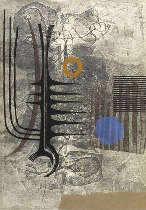 Fujita Fumiaki: Abstraction, Shôwa period, dated 1963 - Harvard Art Museum
