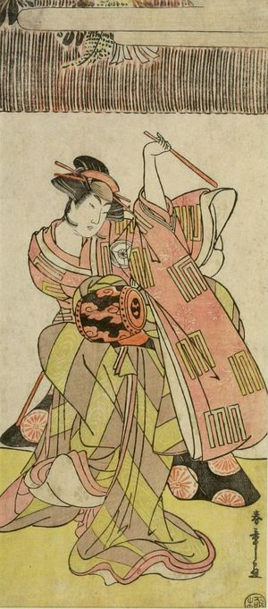 Katsukawa Shunsho: Actor Iwai Hanshirô AS A WOMAN - Harvard Art Museum