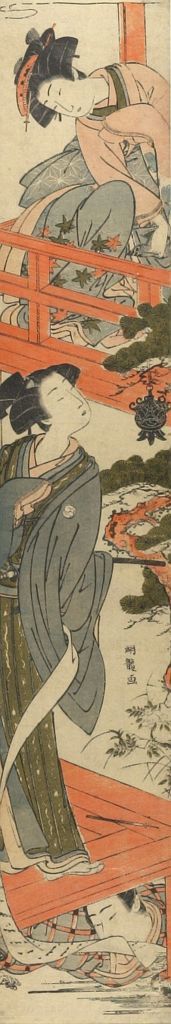 Isoda Koryusai: Mitate of Letter-Reading Scene from Chûshingura, Edo period, circa 1776-1777 - Harvard Art Museum