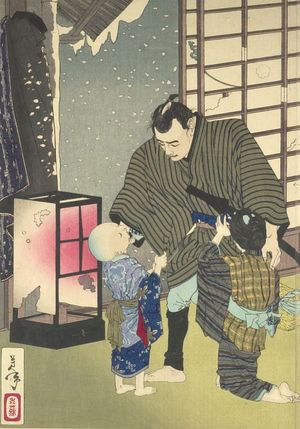 Tsukioka Yoshitoshi: The Story of Sakura Sôgo (Sakura Sôgo no hanashi), Meiji period, dated 1885 - Harvard Art Museum
