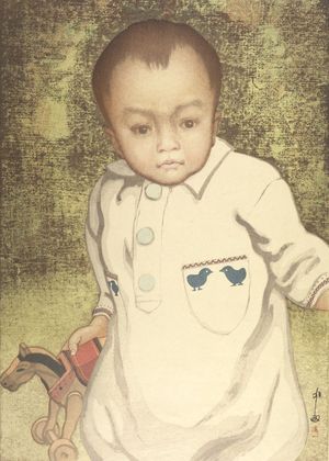Yoshida Hiroshi: Portrait of a Boy (Kodomo), Shôwa period, dated 1927 - Harvard Art Museum