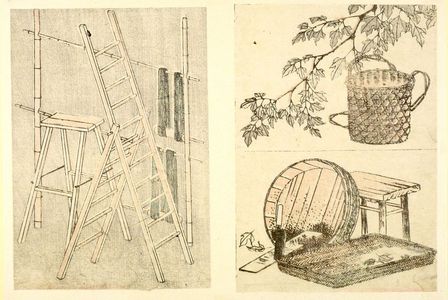 Unknown: TWO PRINTS: BASKETS AND LADDERS - Harvard Art Museum