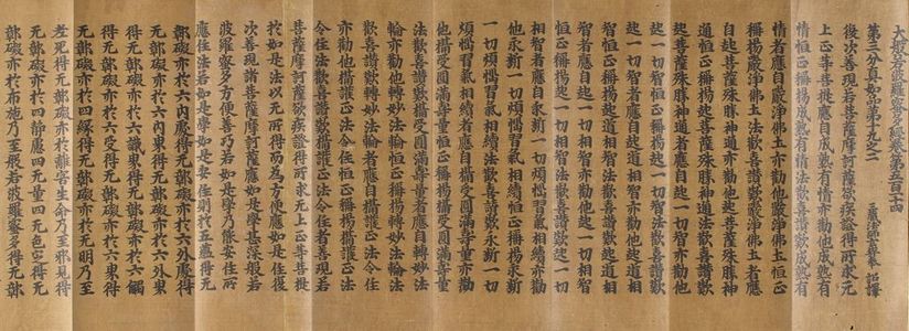 無款: Printed Greater Sutra of the Perfection of Wisdom (S: Mahâprajnâpâramitâ-sûtra ; J: Dai-hannya-haramitta-kyô), Volume 514, Vol. 4, Kamakura period, 1265 - ハーバード大学