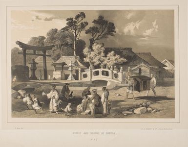 Unknown: 8th of 10 GRAPHIC SCENES OF THE JAPAN EXPEDITION BY WILLIAM HEINE - Harvard Art Museum