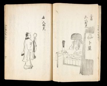 無款: Daily Life in Edo (Edo shokunin uta awase), Vol. 1, Late Edo period, 1808 - ハーバード大学