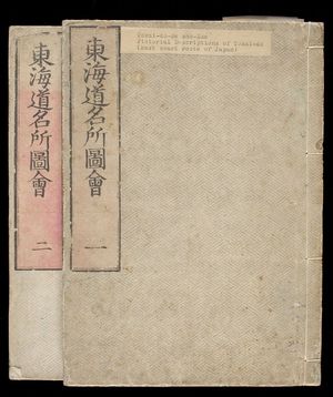 Estampe japonaise "Tokaido meisho zue in 2 volumes" par Unknown, 無款 (null)