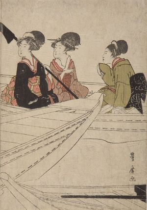 Utagawa Toyohiro: Boaters Watching a Fight - Harvard Art Museum