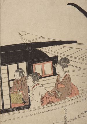 Utagawa Toyohiro: Boaters Watching a Fight - Harvard Art Museum