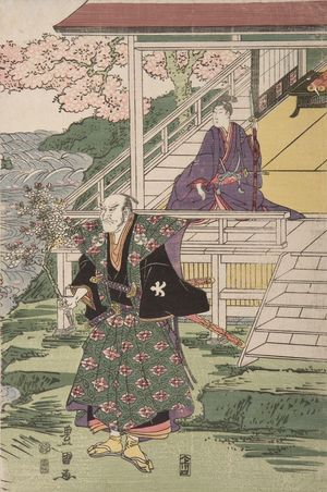 Utagawa Toyokuni I: Scene from the play 