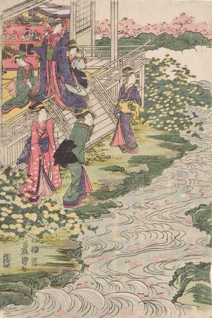 Utagawa Toyokuni I: Scene from the play 