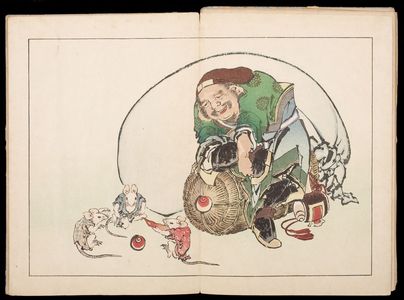 葛飾北斎: Works by Katsushika Hokusai (Katsushika shinso gafu) in 2 volumes - ハーバード大学