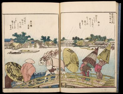 Unknown: Picture Book Sumida River A Glance of Both Shores (Ehon Sumida gawa ryogan ichiran), Vol. 2 - Harvard Art Museum