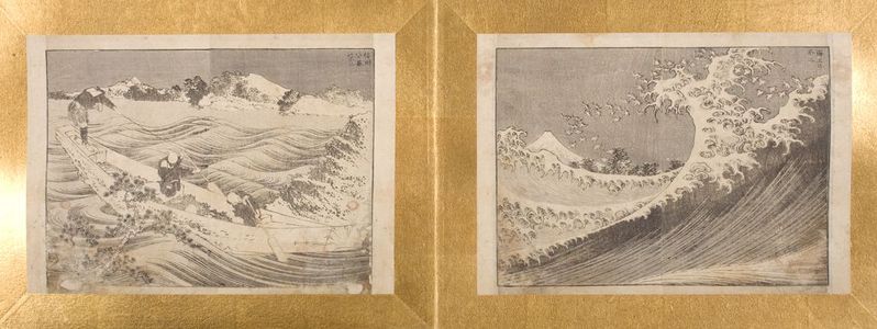 Katsushika Hokusai: One Hundred Views of Mount Fuji (Fugaku hyakkei), Vol. 2 in album format, Edo period, 1835 (Tempô 6) - Harvard Art Museum