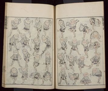 Katsushika Hokusai: Random Sketches by Hokusai (Hokusai manga) Vol. 3, Late Edo period, dated 1815 - Harvard Art Museum