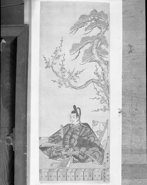石川豊信: Portrait of Tenjin (Sugawara no Michizane), Edo period, 1740s - ハーバード大学