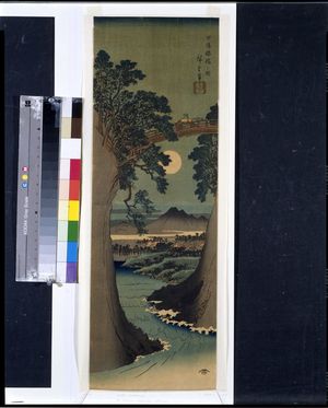 Utagawa Hiroshige: Monkey Bridge, Kai Province (Kôyô Saruhashi no zu), Edo period, circa 1800-1850 - Harvard Art Museum