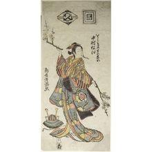 鳥居清満: Actor Nakamura Matsue as the Spirit of the Mandarin Duck (Oshidori no seirei), Edo period, circa 1760-1764 - ハーバード大学
