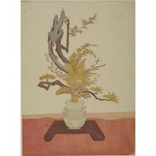 Isoda Koryusai: Flower Arrangement, Mid Edo period, circa 1765-1780 - Harvard Art Museum