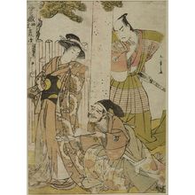 勝川春章: Act One from the series Treasury of Loyal Retainers (Chûshingura: Ichi danme), Edo period, circa 1775-1792 - ハーバード大学