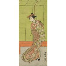 Katsukawa Shunsho: Actor Iwai Hanshirô 4th AS AGEMAKI - Harvard Art Museum