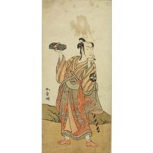 勝川春章: UNIDENTIFIED ACTOR HOLDING A LACQUER BOX - ハーバード大学