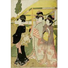 Kitagawa Utamaro: Three Women Walking - Harvard Art Museum