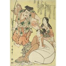 Kitagawa Utamaro: New Year's: Ebisu Dancing, Late Edo period, circa 1790s - Harvard Art Museum