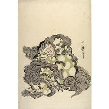 Kitagawa Utamaro: LION & DRAGON - Harvard Art Museum