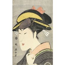 歌川国政: Actor Matsumoto Yonesaburô as a Woman, Late Edo period, early 19th century - ハーバード大学