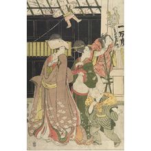 Utagawa Toyokuni I: NEW YEAR'S-FROM THE ? PICTURES OF THE 12 MONTH - Harvard Art Museum