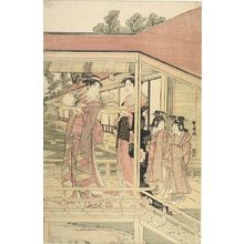 Utagawa Toyokuni I: TWO WOMEN AND TWO CHILDREN - Harvard Art Museum