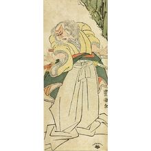 Utagawa Toyokuni I: Actor Ichikawa TOMAZO AS A OLD SAMURAI - Harvard Art Museum