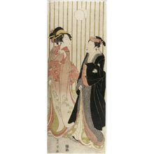 Utagawa Toyokuni I: GIRL AND ACTOR - Harvard Art Museum
