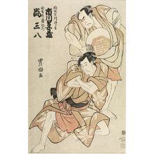 Utagawa Toyokuni I: Actors Ichikawa OMEZO AND ARASHI SANPACHI - Harvard Art Museum