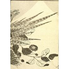 葛飾北斎: Fuji in a Dream (Yume no Fuji): Half of detatched page from One Hundred Views of Mount Fuji (Fugaku hyakkei) Vol. 2, Edo period, 1835 (Tempô 6) - ハーバード大学