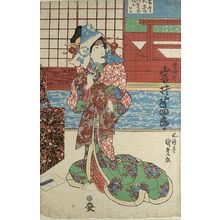 Utagawa Kunisada, 歌川国貞 (Utagawa Kunisada)による浮世絵「Actor Iwai Hanshiro, Edo period, circa 1850-1865」